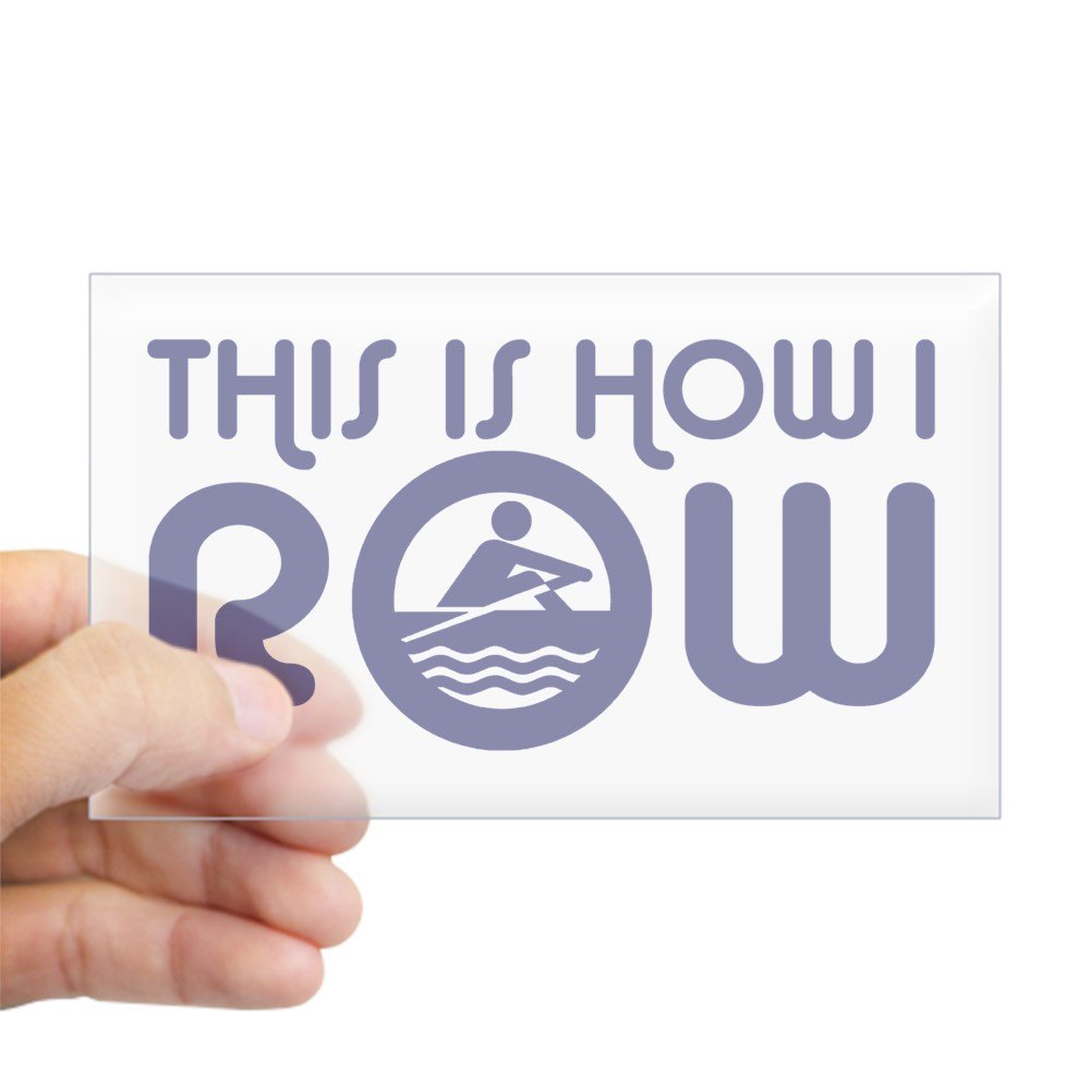 CafePress Rowing Rectangle Bumper Sticker Car Decal