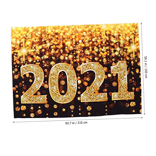 Abaodam 2 Pçs 2021 Chuveiro De Parede Criança Pendurado Adereços Retrato De Bebê Cenários Dourados F