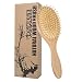 VANKINE Natural Wooden Paddle Beech Hair Brush- Anti Static Massage Cushioned HairBrush For All Hair Types. Wet/Dry