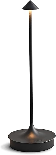 Lámparas de mesa inalámbricas recargables, lámpara de escritorio LED de 4000 mAh, funciona con pilas, para exteriores, impermeable, portátil,