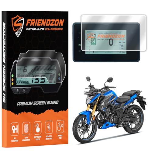 Image of Screen Guard For Honda Hornet 2.0 2025 | Anti Scratch | Water Resistant | HD Clear | TFT Digital Display Instrument Cluster Protector Accessory [Not Tempered Glass] (Pack of 1)