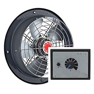 Uzman-Versand 200mm Industrie Wandventilator mit Drehzahlregler