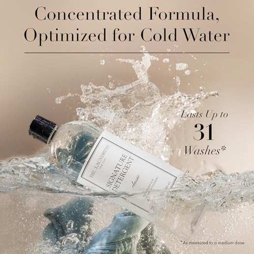 Image of The Laundress Luxury Laundry Detergent, 31 Loads, Scented Signature Classic Fragrance, Concentrated Triple Enzyme Deep Cleaning and Targeted Stain Remover, 96% USDA Biobased Product