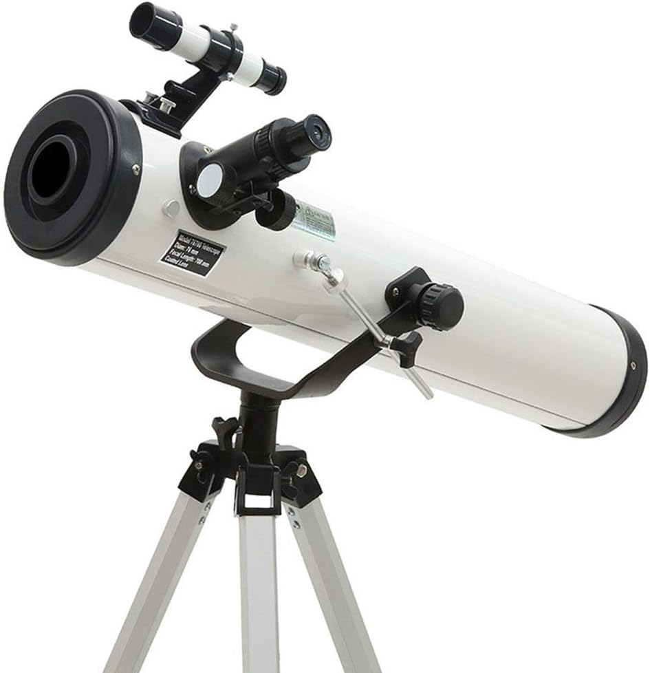 White Astronomical Telescope HD Students Adult World Dual-use Finderscope Monocular 35-525 Times telescopes