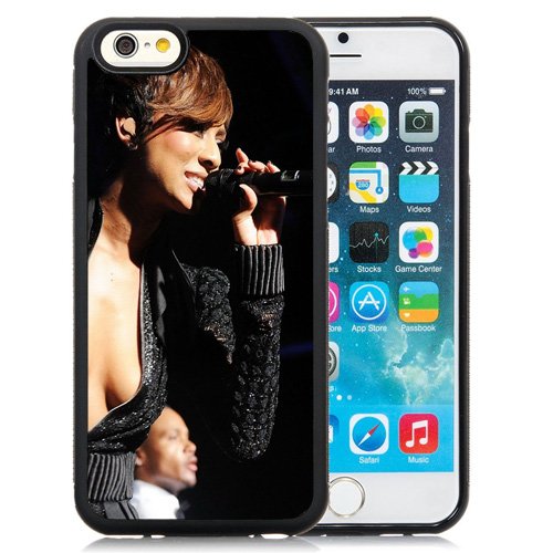 6 case,Unique Design Keri Hilson Singer Scene Microphone Light iPhone 6