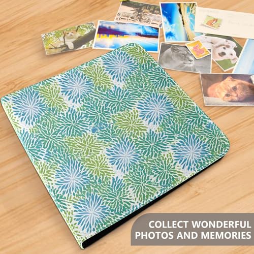 Álbum de fotos adhesivo DIY Scrapbook FLildon con cubierta de PU Leather, 40 páginas, tamaño 11.8 x 11.2 pulgadas miniatura 5
