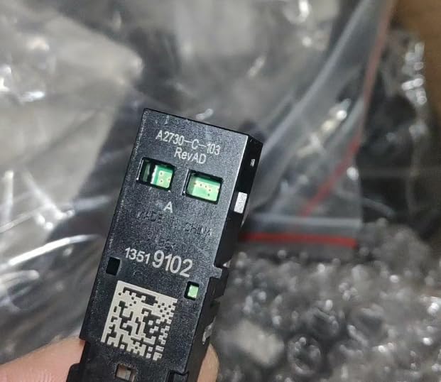 RUICI LUCKY 2pcs/set LED Car Interior Light Footwell Light LED Chip For Cadillac CT5 CT4 13519102 (Red)