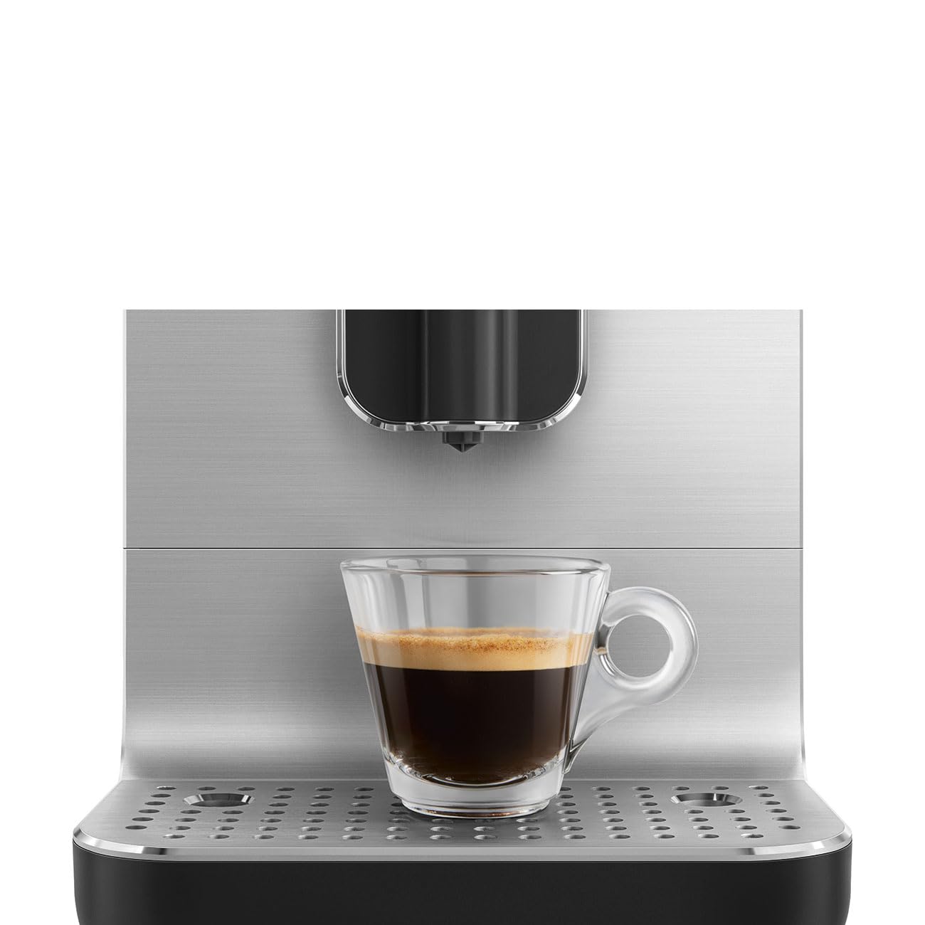 Smeg BCC11BLMEU - Cafetera automática con función de vapor, color negro