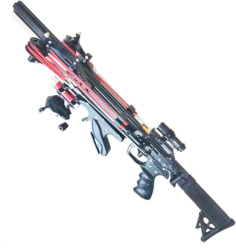 Smart Kingfisher Pescado Caza Ballesta Plástico Flechas de Pesca Inoxidable Continuo Doble Tiro Semi Automático Slingshot Catapulta Mecánica Rifle