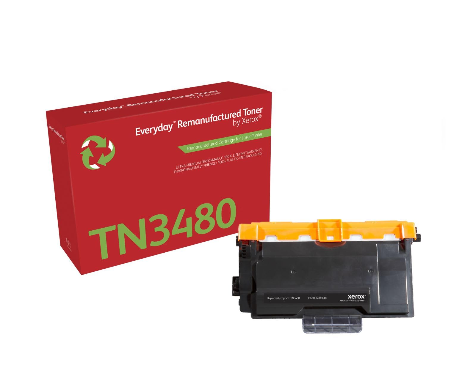 Xerox Everyday Remf Toner Cartridge High Yield Compatible With Brother Tn-3480 006R03618 Black 095205893151