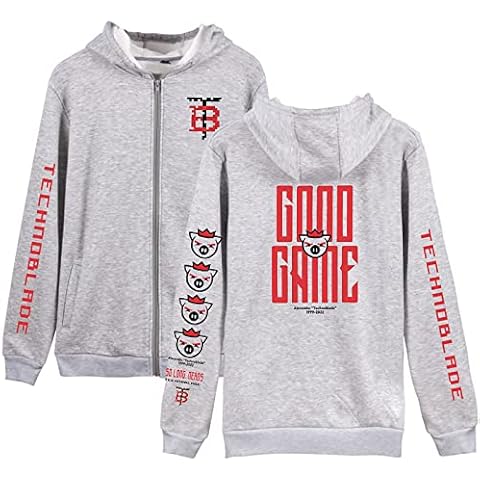 Fdetfs Technablade Hoodie, Pullover Hoodies, Long Sleeve Sweatshirts, Casual Drawstring Hoody for Boys Girls-C|| 4XL Cover