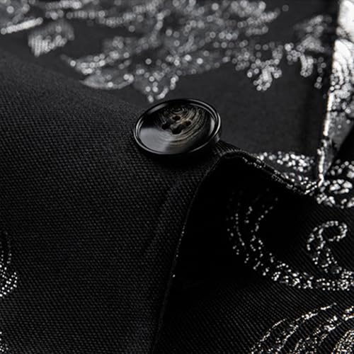 Blazer floral para hombre slim fit elegante para fiesta miniatura 5