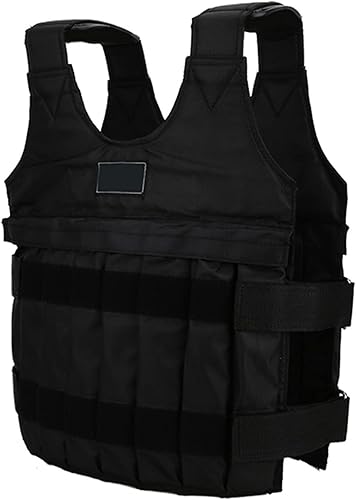 Gilet lesté Réglable pour L'entraînement Physique, Maximale de 20 Kg, épaule Con