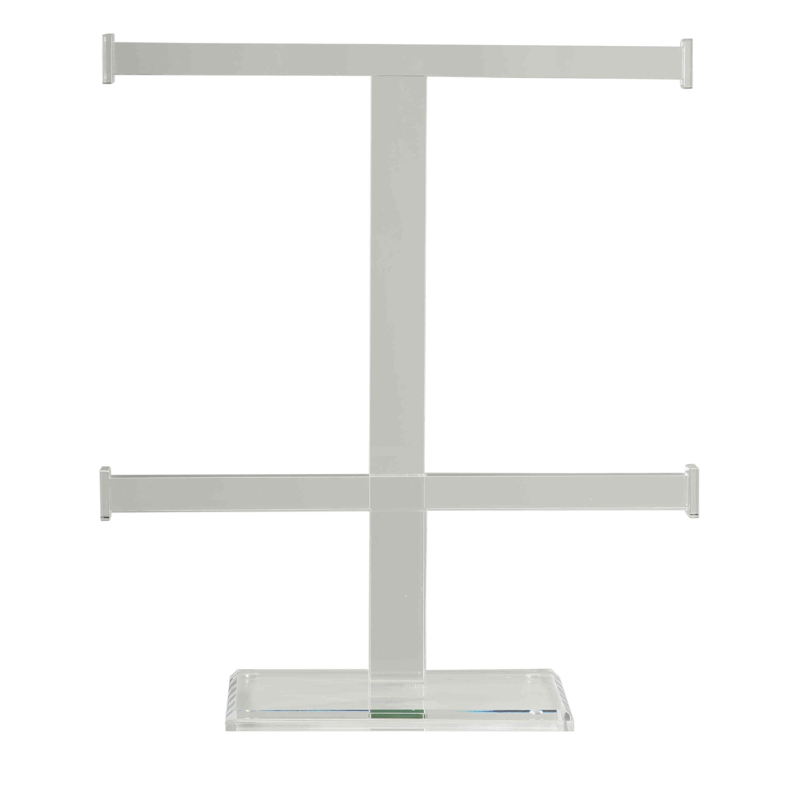 Cortesi Home Tourmaline Acrylic Double Bar Jewelry T Stand