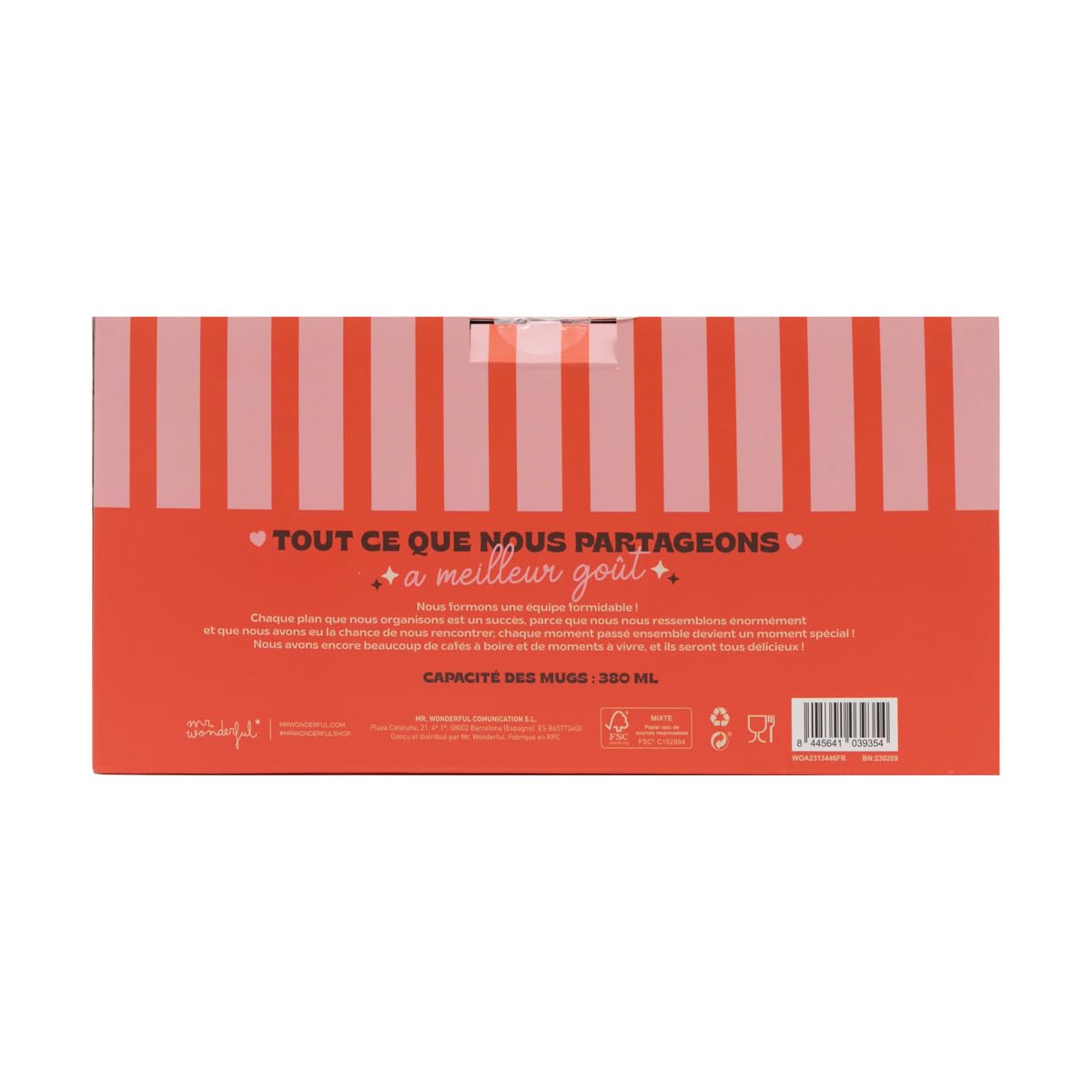 Mr.Wonderful - Set De 2 Tazas De Cerámica Con Mensajes De Amor Y Diseño De Aguacate - Para Parejas O Mejores Amigos