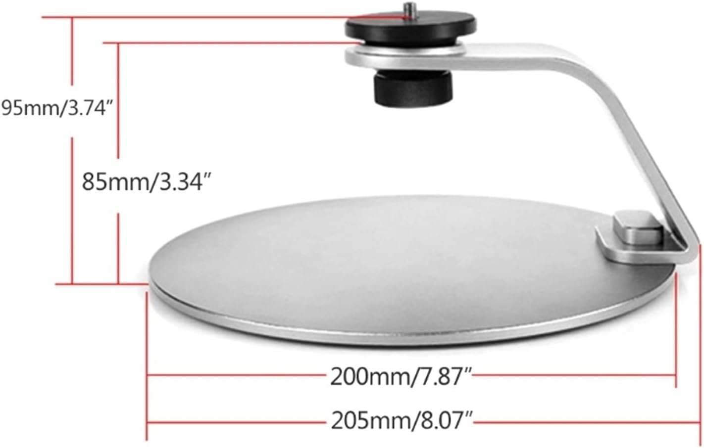 Projector Stand Projector Mount Bracket Projector Tabletop Stand Projector Stand Aluminum Alloy Removable 360° Adjustable Holder Compatible Projector Wall Mount (Color : A) (B)