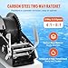 VEVOR Hand Winch, 3500 lbs Pulling Capacity, Boat Trailer Winch Heavy Duty Rope Crank with 33 ft Polyester Strap and Two-Way Ratchet, Manual Operated Hand Crank Winch for Trailer, Boat or ATV Towing