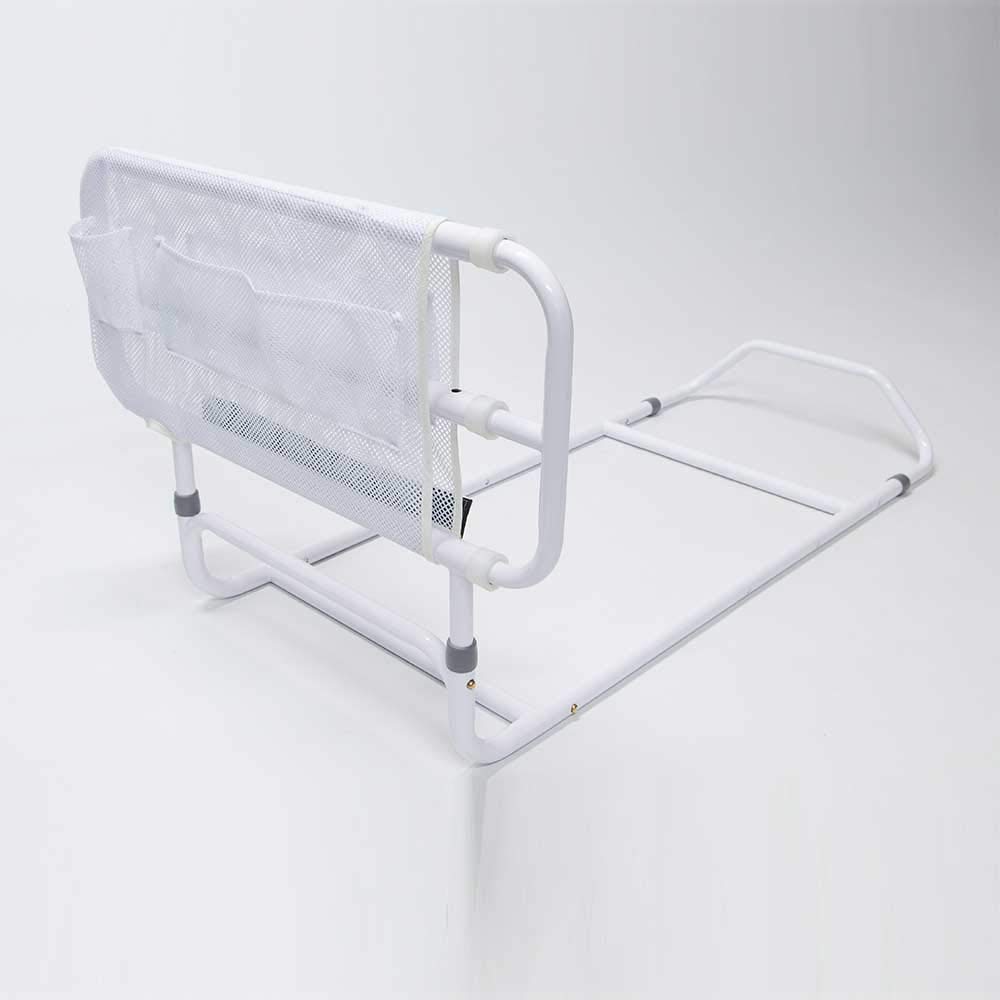 NRS Healthcare P42434 - Barandilla de Cama Plegable y de fácil fijación Blanca, sustituye a la barandilla de Cama Nottingham Nightguard SMSIT-P42434