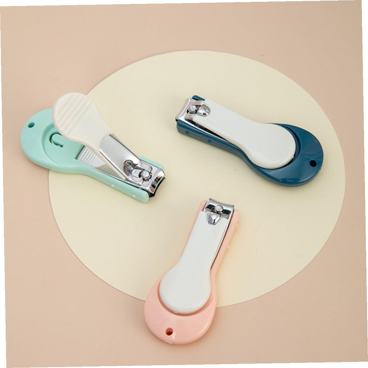VANZACK 15 Piezas Cortaúñas para Niña con Funda de Antideslizante Recortadores Manuales Seguros y Perfectos para Recién Nacidos y Pequeños