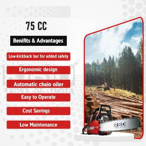 Image of 75CC Petrol Chainsaw 22 inch Heavy Duty (CNS10)