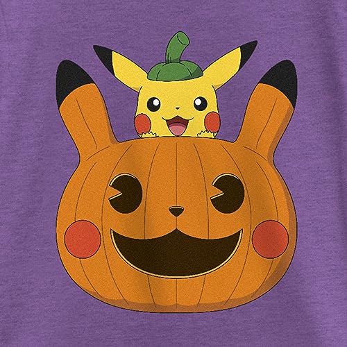 Fifth Sun Pokemon Pumpkin Pika Girls Short Sleeve Tee Shirt2