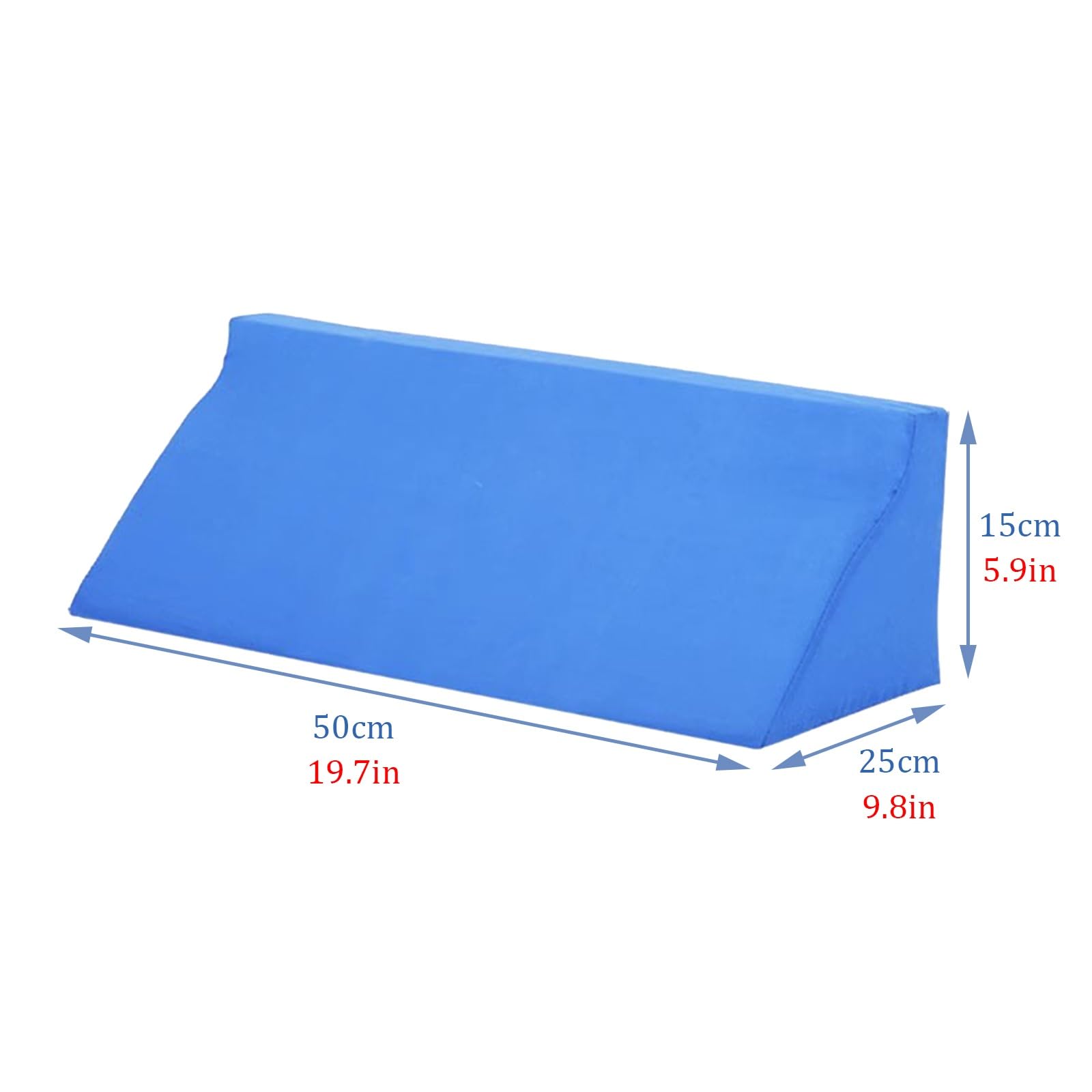 CuñA Antireflujo Adulto Almohada Elevar Colchon Almohada de cuña alargada, cuña de cama para personas mayores/embarazo/adultos para dormir de lado, cuñas de almohada de apoyo para cuello/espalda/cintu