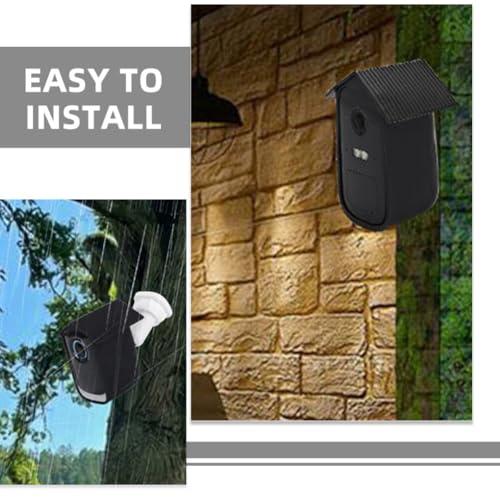 Funda protección cámara seguridad impermeable con visera parasol activa 2