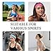 XTREND 6Pack Sweat Bands Headbands for Women Workout,Fashion Non Slip Headband Grip Silicone Yoga Hair Band Elastic Exercise Hair Wrap for Women Men