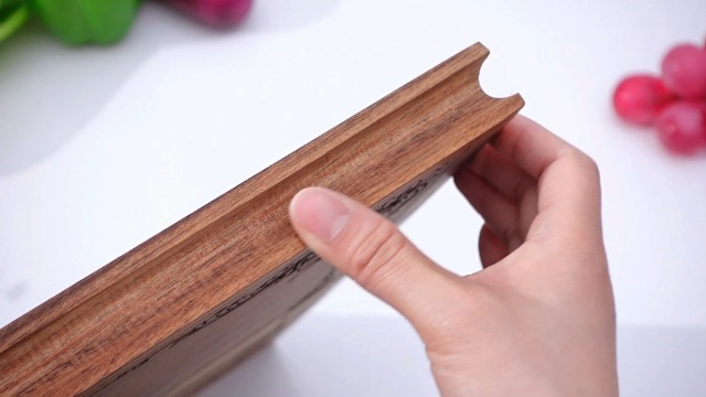 Tabla de cortar rectangular Hushee de madera Acacia 43x34 cm miniatura 7