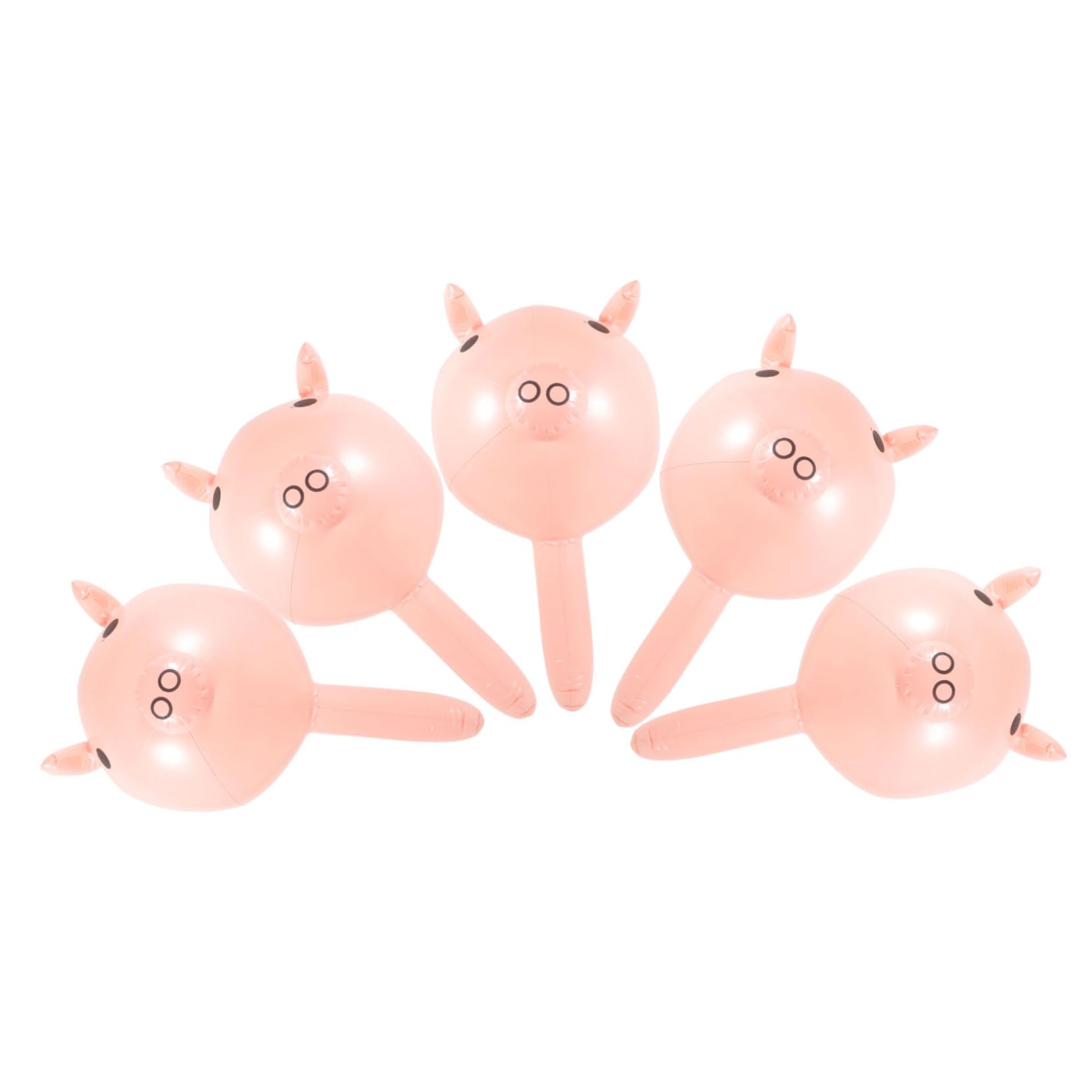 Kisangel Easy Inflate Giant Inflatable Pig Hammer Toys Novel Pvc Toy Hamsters for Boys and Girls Random