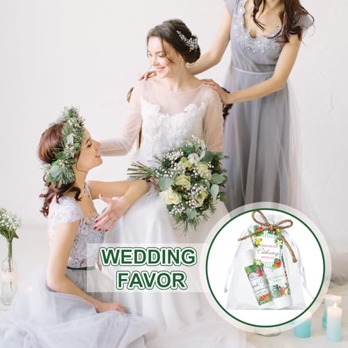 Heigble 200 Pcs 50 Sets Baby Shower Hand Cream And Lip Balm Gift Bulk Baby Shower Wedding Party Favor For Wedding Bridesmaid Guests Gift Supplies With Organza Bag Thank You Tag thumb #5