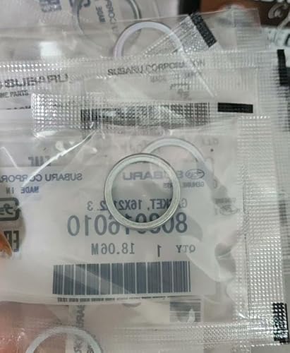 [OEM Gaskets] (Part# 803916010) – Perfect Fit for Subaru Forester, Outback, WRX, Impreza, Legacy, Crosstrek – Crush Washer Seal Replacement – Oil Drain Plug Gasket (3-Pack)