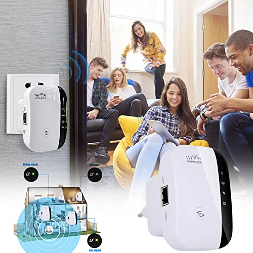 WiFi Signal Amplifier Home Enhanced Wireless Network Amplifier Through The Wall Router Extender Repeater for Home Hotels Apartments Offices Outdoor WiFi Repeater Easy Setup WiFi Signal Amplifier Home Enhanced Wireless Network Amplifier Through The Wall Router Extender Repeater for Home Hotels Apartments Offices Outdoor WiFi Repeater Easy Setup