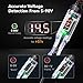 Anyongora Automotive Test Light with 5-90V LED Digital Display,Auto Circuit Tester with Voltmeter & Dual Color Polarity Indicate, Electric Test Pen W/Stainless Probe for Car/Truck/SUV Checker