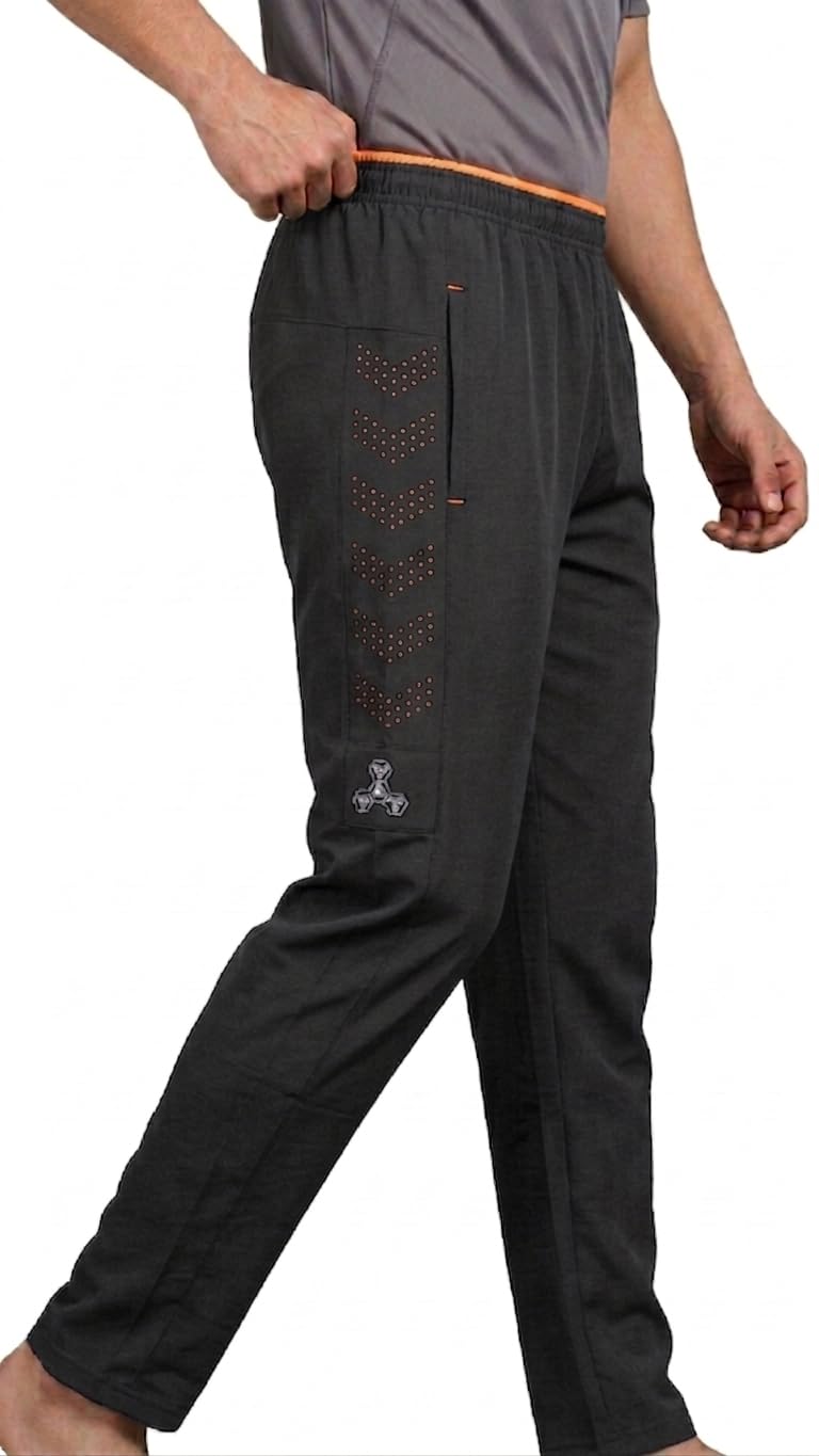 prince Sports Men’s Laser Cut Track Pant | Stylish Sports Lower for Gym, Running & Casual Wear-picture-3