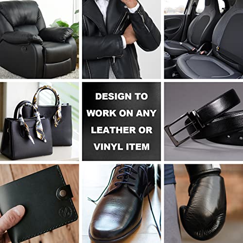 Startso World Leather-Recoloring-Balm-Repair-Cream-Kit For Restoration Black Couches, Sofa, Furniture Color Dye Restorer-8Oz #TOP4