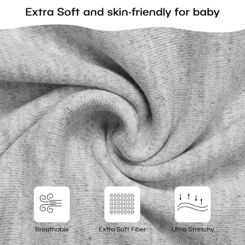 Image of MEXXI Baby Transitional Swaddle, 2 Pack Sleep Sack With Arms Up, 0.5 TOG