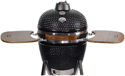 Miniatura 5 de Outlast Parrilla grande de cerámica Kamado para barbacoa de carbón de 24 pulgadas