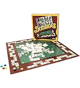 Calliope Games Double Double Dominoes - Mexican Train Domino Board Game With a Twist - Family Game