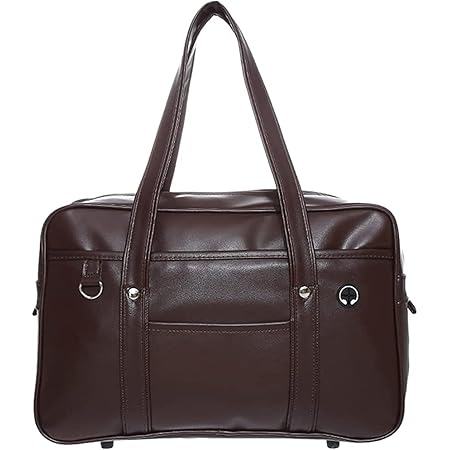 Amazon スクールバック 合皮 中高生 スクバ 高校生 通学バッグリュック ハンドバッグ 手提げスクールサブバッグ コーヒー Updateclassic レッスンバッグ