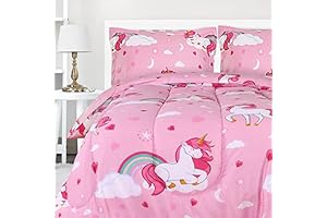 Utopia Bedding King Comforter Set 3-Piece Kids Bedding Set with All Season...