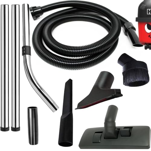 FIND A SPARE Full Took Kit For Numatic Henry Complete Wet & Dry 2.5m Hoover Hose Rods Floor & Mini Tool Kit Spare Parts for Vacuum Cleaner