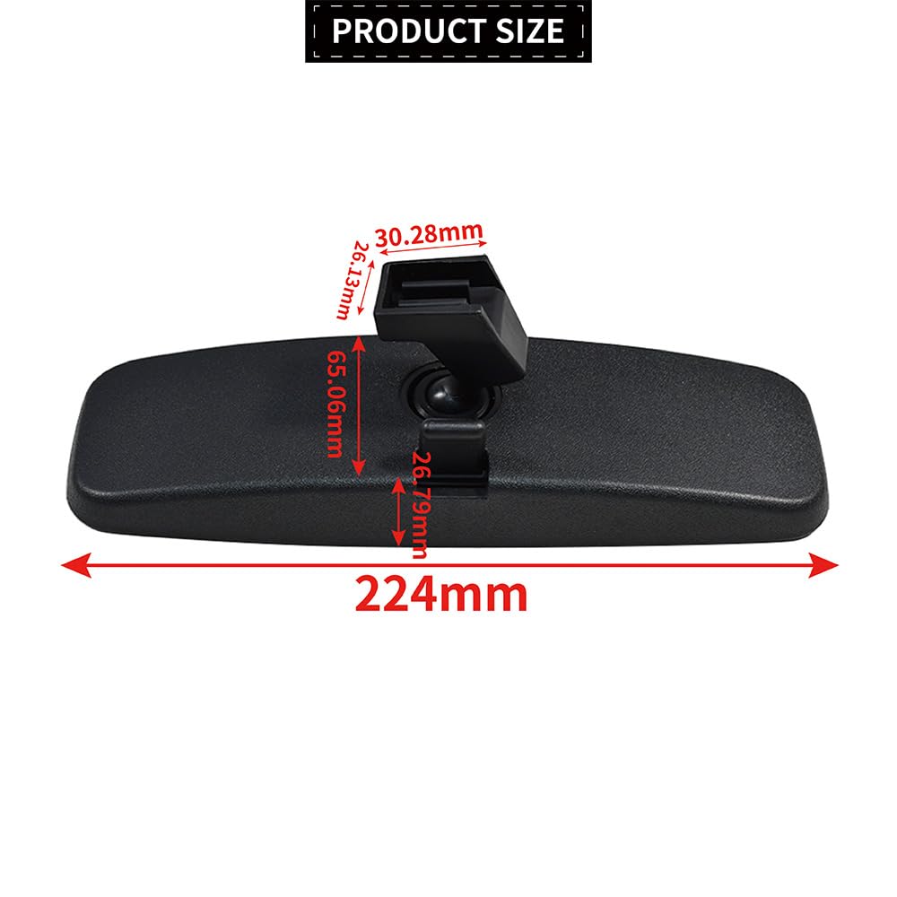 Specchietto Retrovisore Auto Interno Compatibile con Citroen C1 107 108 Aygo 814842