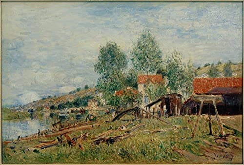 Decoraciones del Hogar con Cuadro de Alfred Sisley para Renovar Paredes Vacías y Aburridas