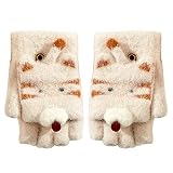 Gants Enfants 4 Ans Tout-Petits Enfants Gants Chauds Hiver bébé Demi-Doigt à clapet Petit garçons Jolies Filles Essuie Jamais De Larmes sans Gants