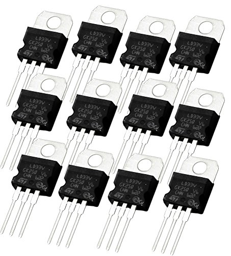 (12-Pcs) Stmicroelectronics 3.3V, Ld1117V33 Voltage Regulator, Ld33V #TOP2