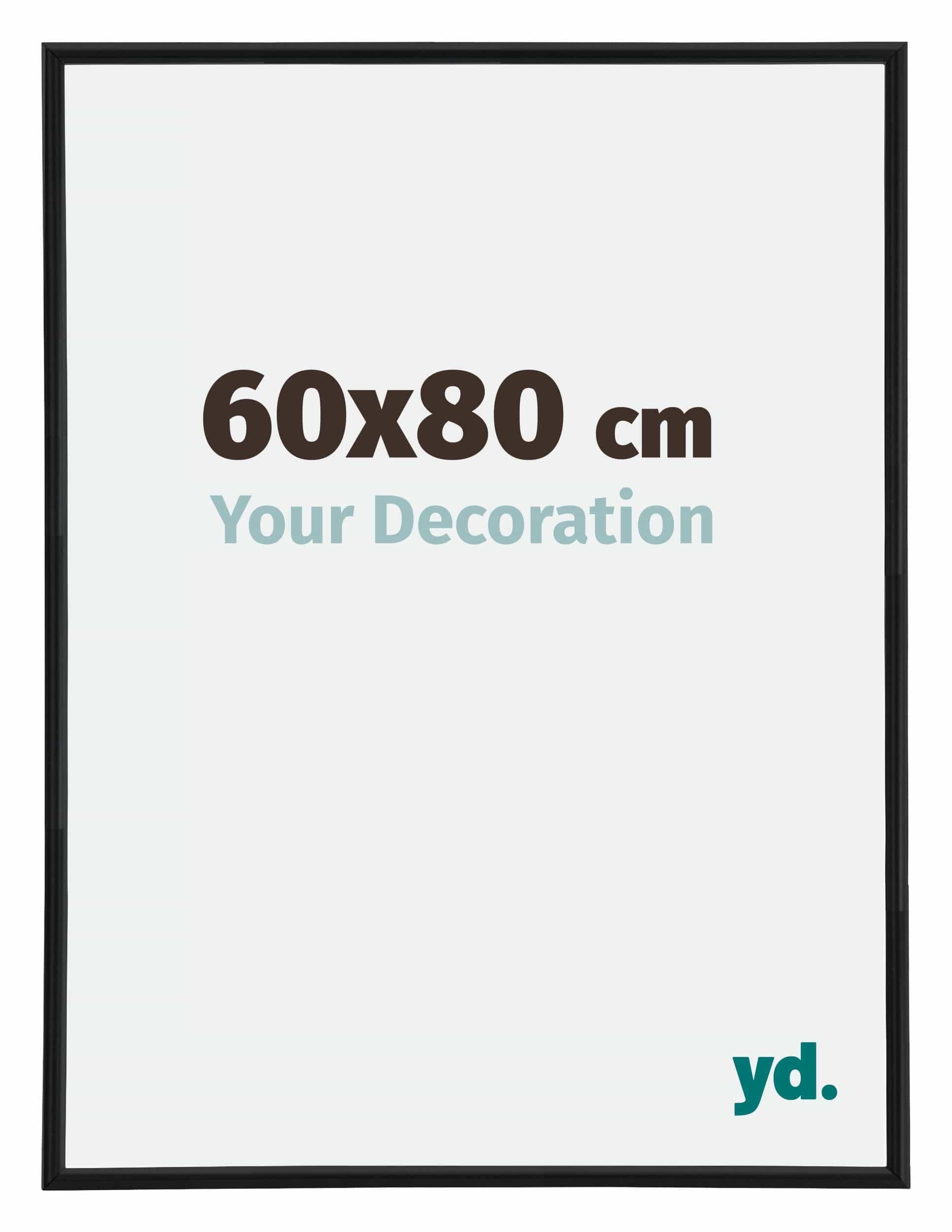 Your Decoration - Puzzle frame 60x80 - Black Matte - Puzzle frame 1500-2000 Pieces - Plastic Photoframe - Annecy