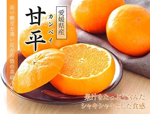 甘平　5kg　5L　青秀　 柑橘類　みかん Amazon.co.jp: みかん 甘平 かんぺい 青秀 5L～Lサイズ □ 5kg 愛媛県