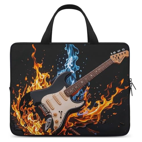 Housse de protection pour ordinateur portable 17 pouces étui tablette motif guitare électrique