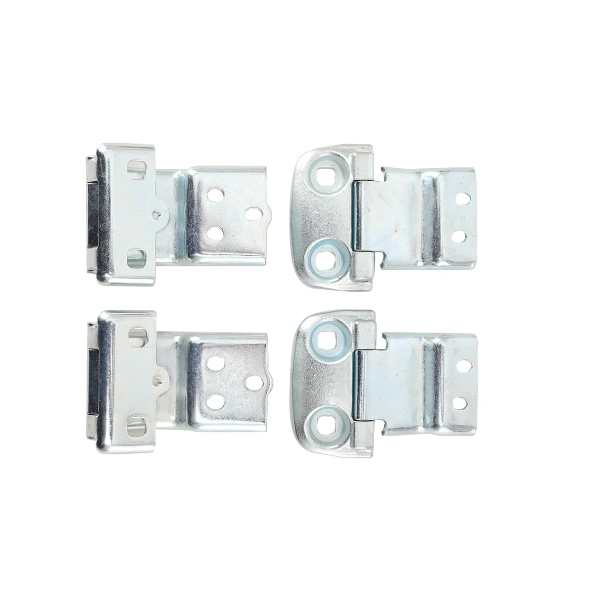 TABODD 2 Set Rear Right Upper and Lower Door Hinges, 2pcs Rear Upper Door Hinge and 2pcs Lower Bottom Door Hinges Fit for Fiat Ducato Citroen Peugeot